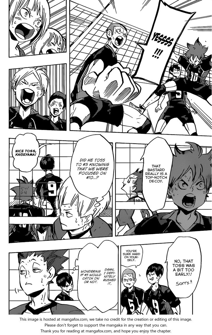 Haikyuu!! Vol.18 Chapter 161 page 18