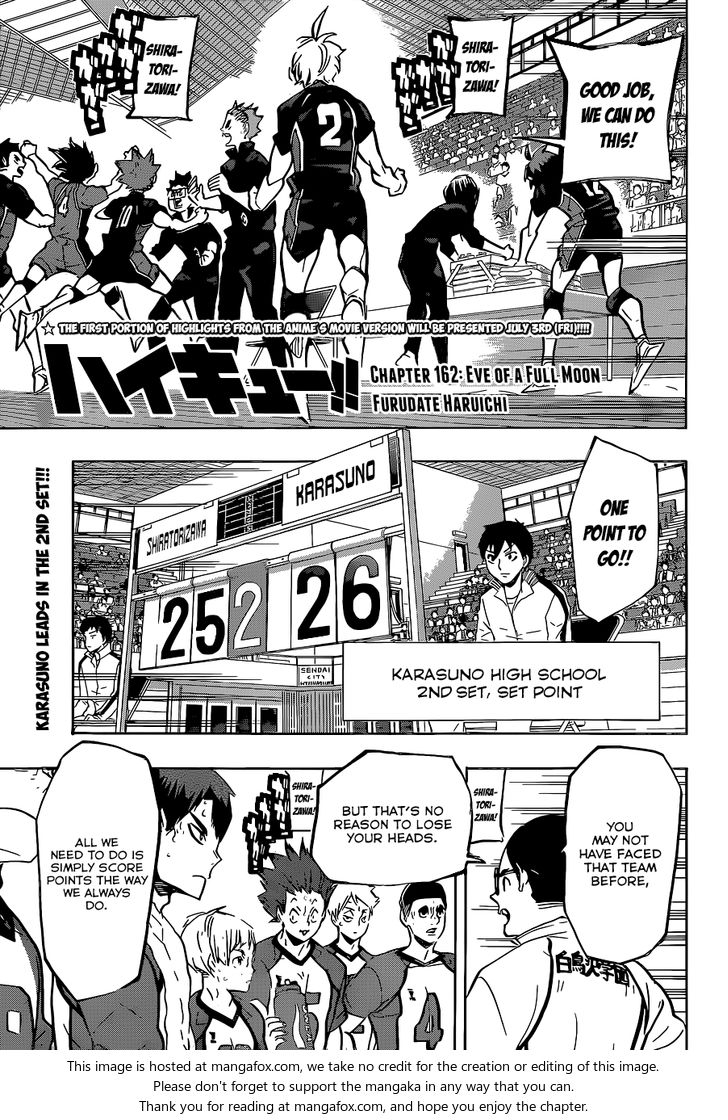 Haikyuu!! Vol.18 Chapter 162 page 3