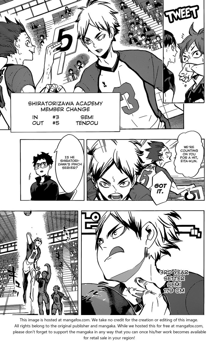 Haikyuu!! Vol.18 Chapter 162 page 7
