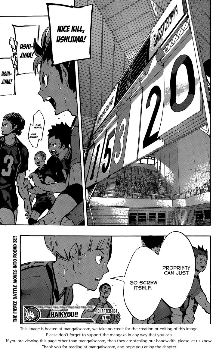 Haikyuu!! Vol.19 Chapter 164 page 21