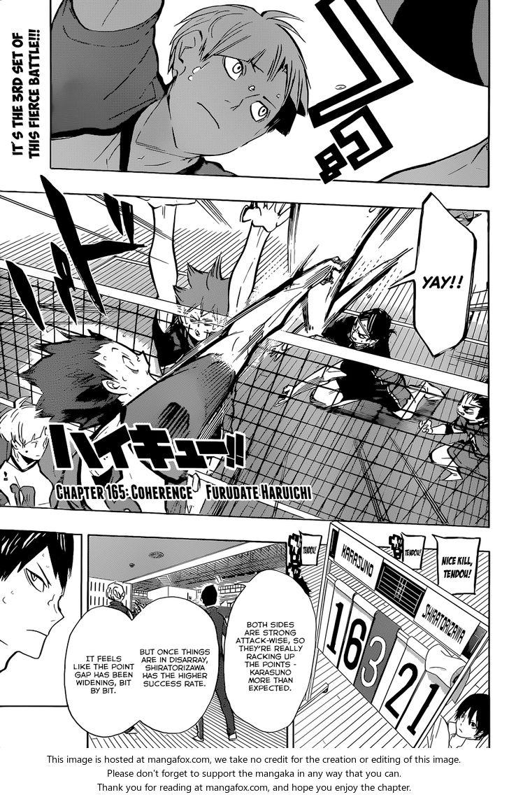 Haikyuu!! Vol.19 Chapter 165 page 3