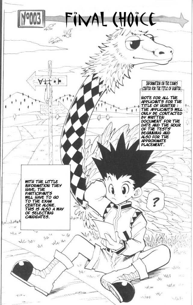 Hunter X Hunter Vol.01 Chapter 003 page 2