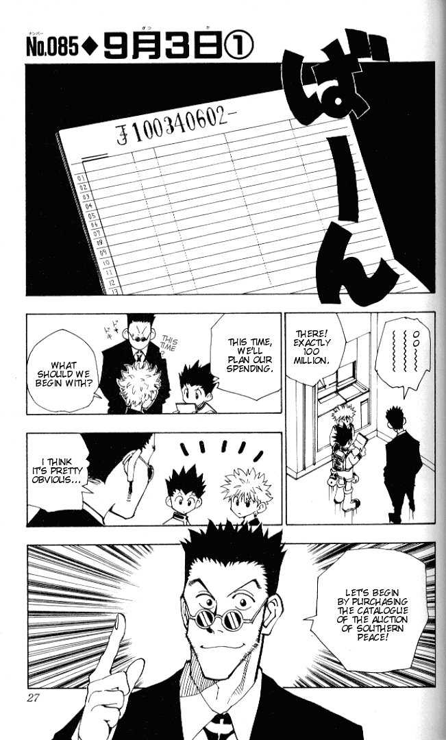 Hunter X Hunter Vol.10 Chapter 085 page 1