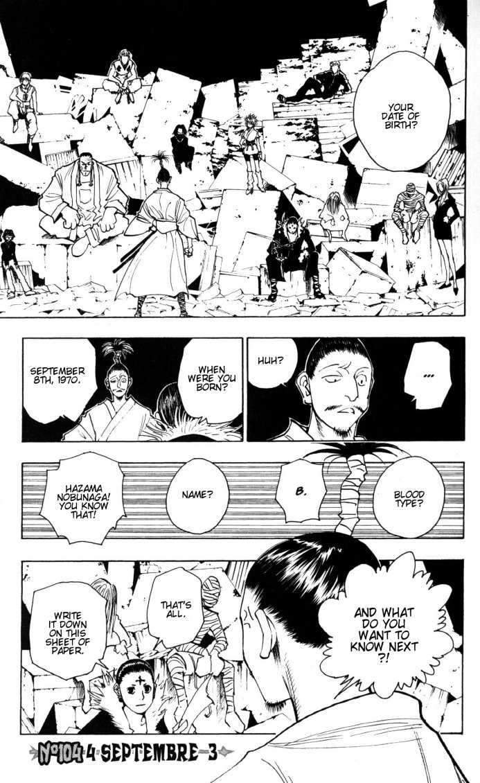 Hunter X Hunter Vol.12 Chapter 104 page 2