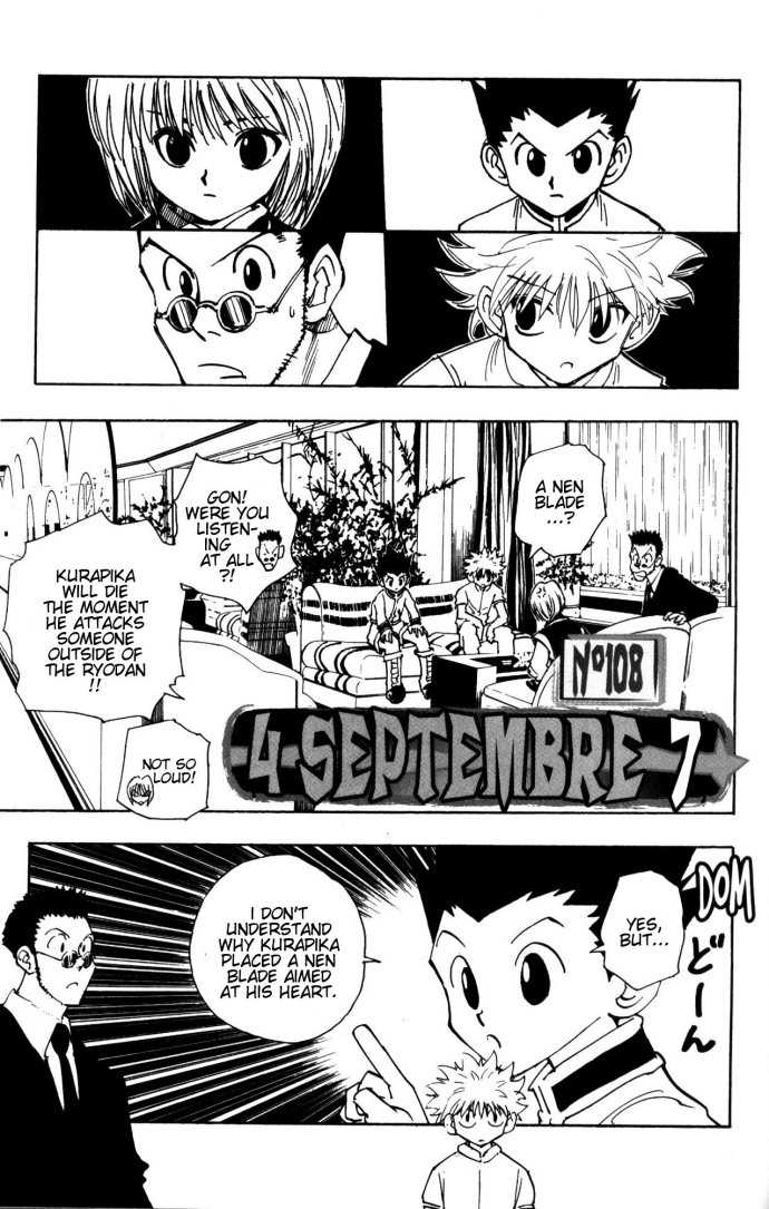 Hunter X Hunter Vol.12 Chapter 108 page 1