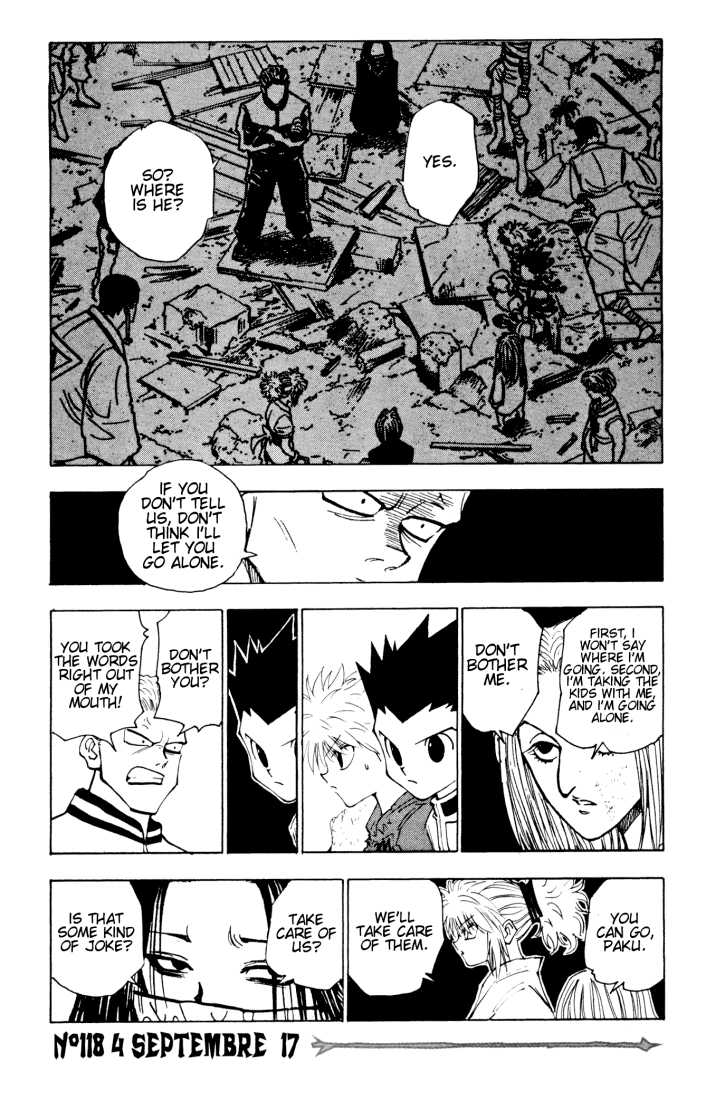 Hunter X Hunter Vol.13 Chapter 118 page 1