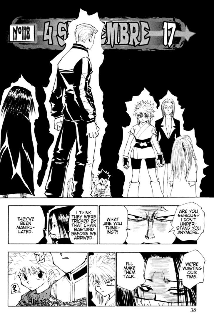 Hunter X Hunter Vol.13 Chapter 118 page 2