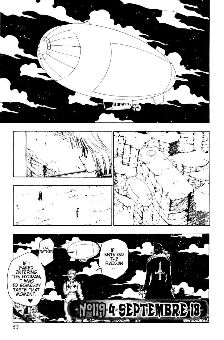 Hunter X Hunter Vol.13 Chapter 119 page 1
