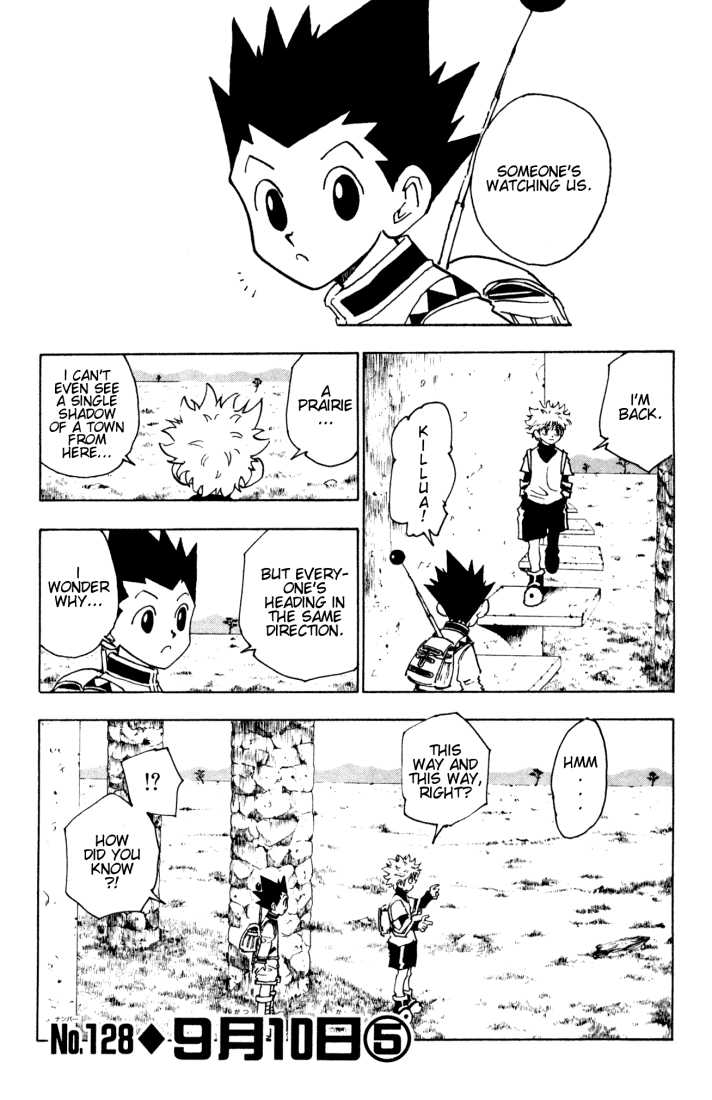 Hunter X Hunter Vol.14 Chapter 128 page 1