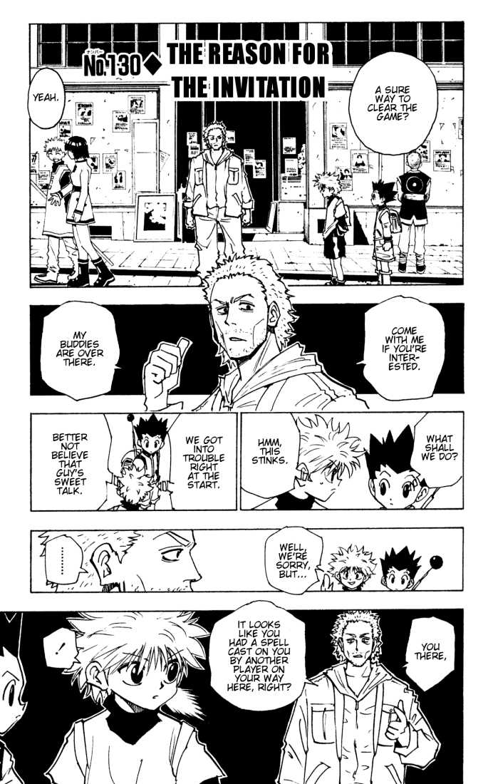Hunter X Hunter Vol.14 Chapter 130 page 1