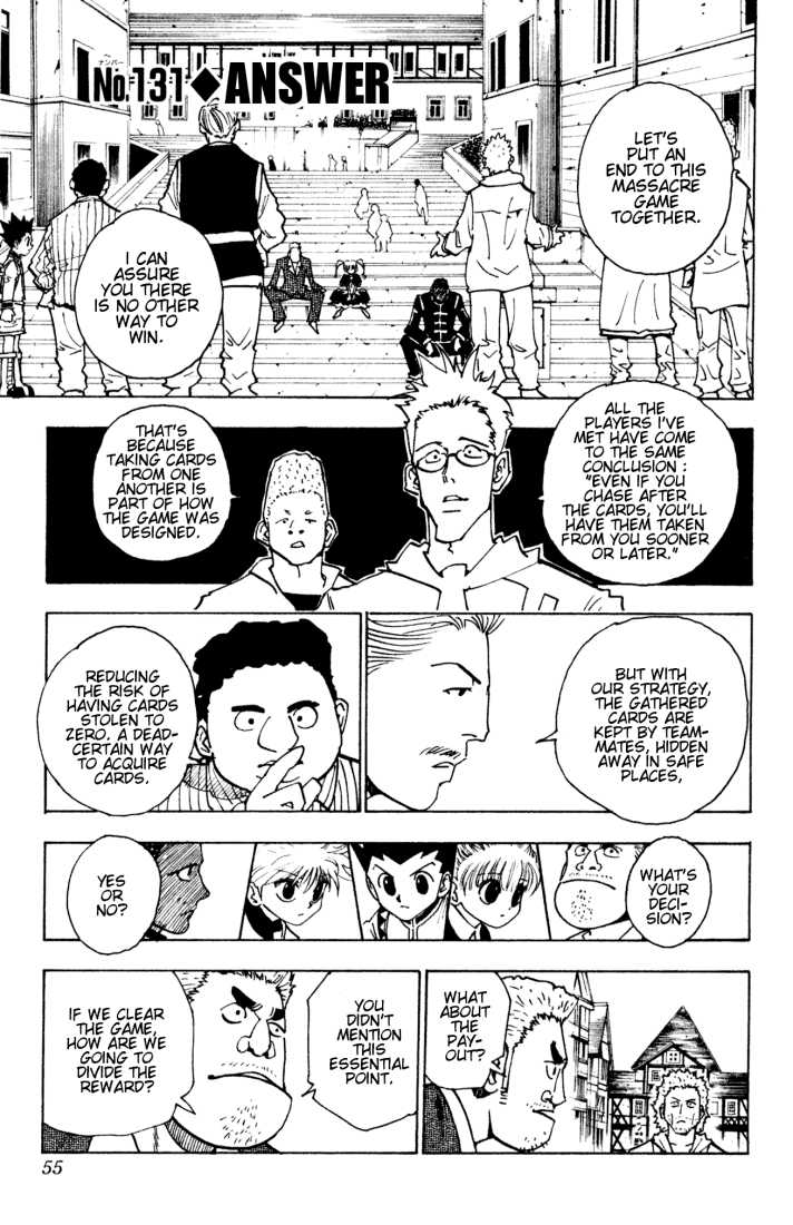 Hunter X Hunter Vol.14 Chapter 131 page 1