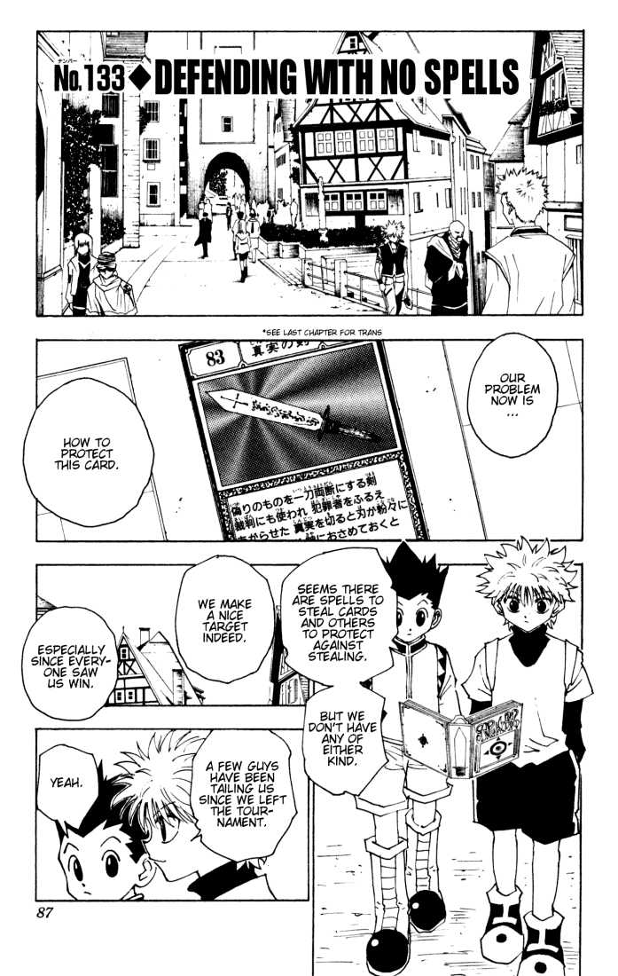 Hunter X Hunter Vol.14 Chapter 133 page 1