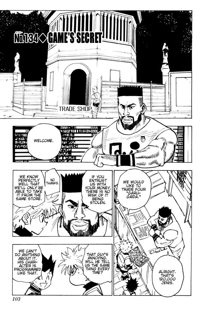 Hunter X Hunter Vol.14 Chapter 134 page 1