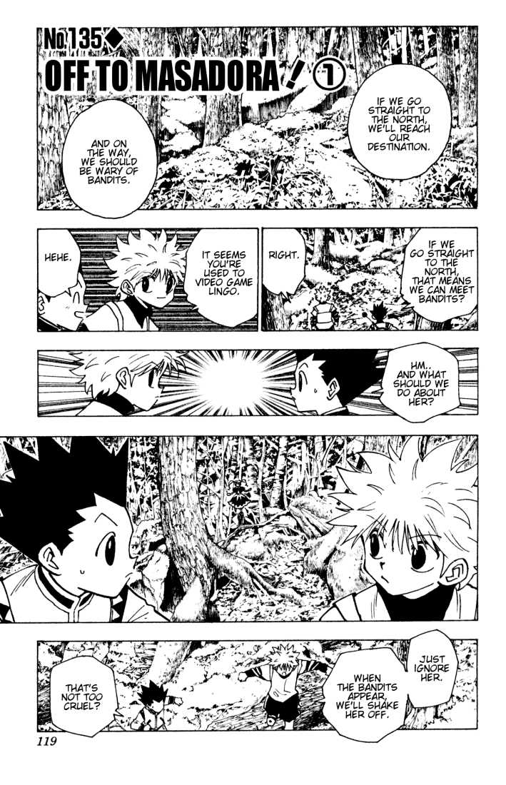 Hunter X Hunter Vol.14 Chapter 135 page 1