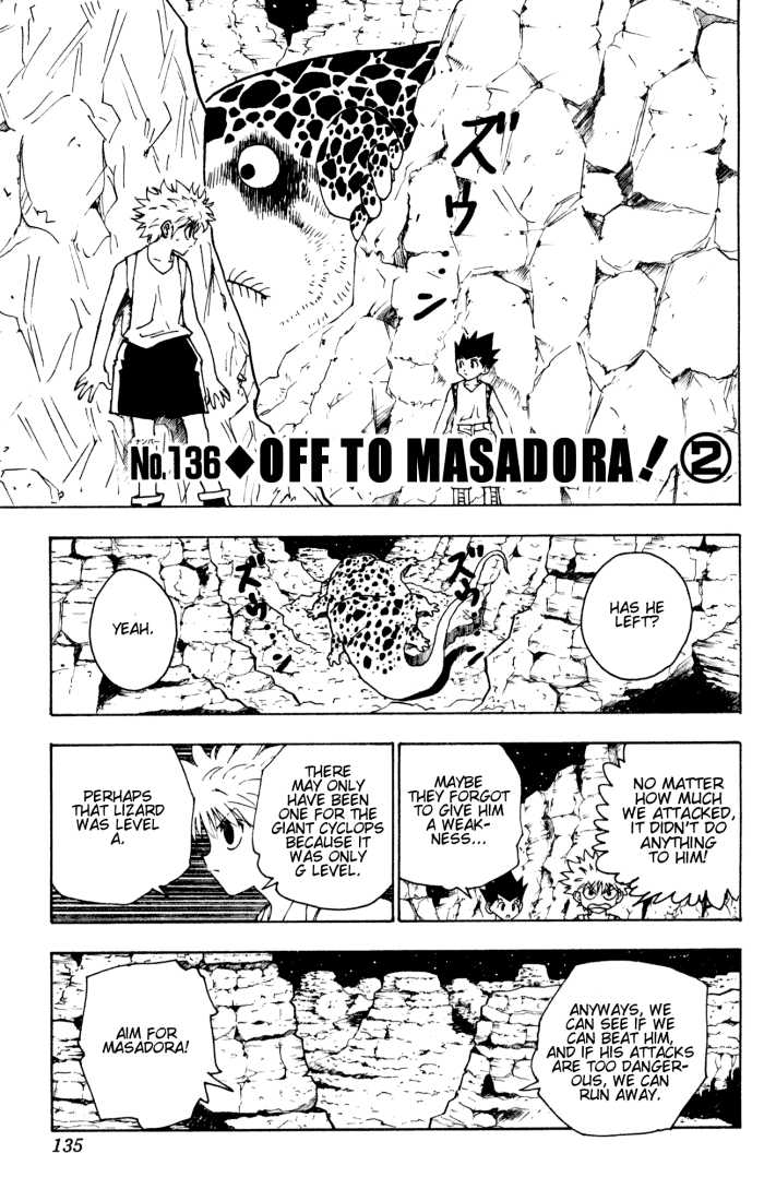 Hunter X Hunter Vol.14 Chapter 136 page 1