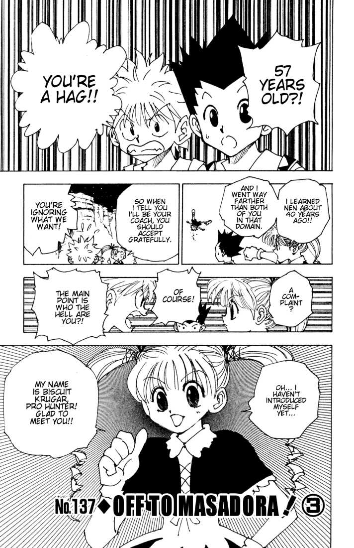 Hunter X Hunter Vol.14 Chapter 137 page 1