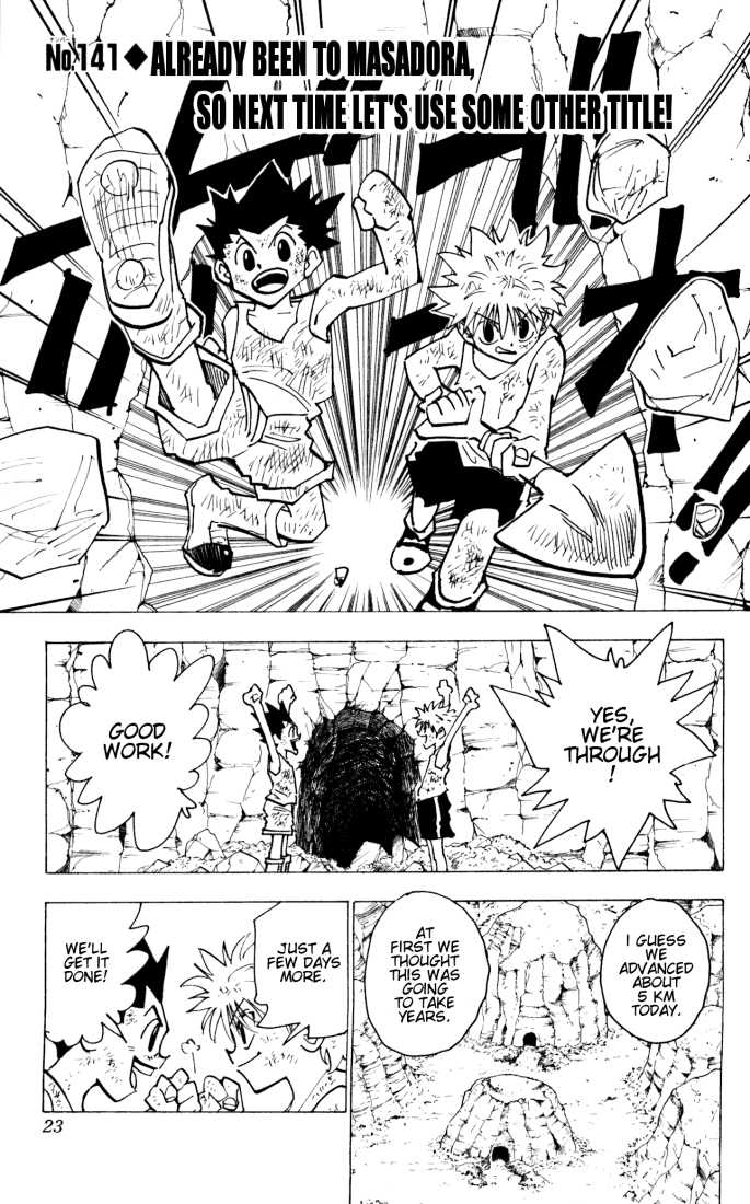 Hunter X Hunter Vol.15 Chapter 141 page 1