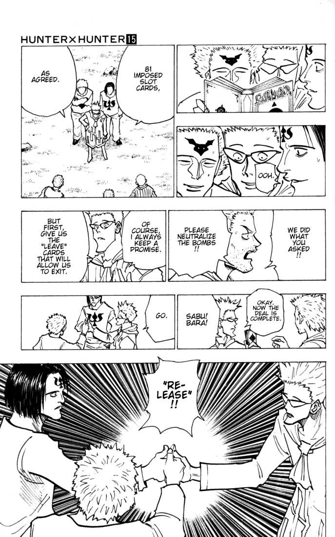 Hunter X Hunter Vol.15 Chapter 144 page 7
