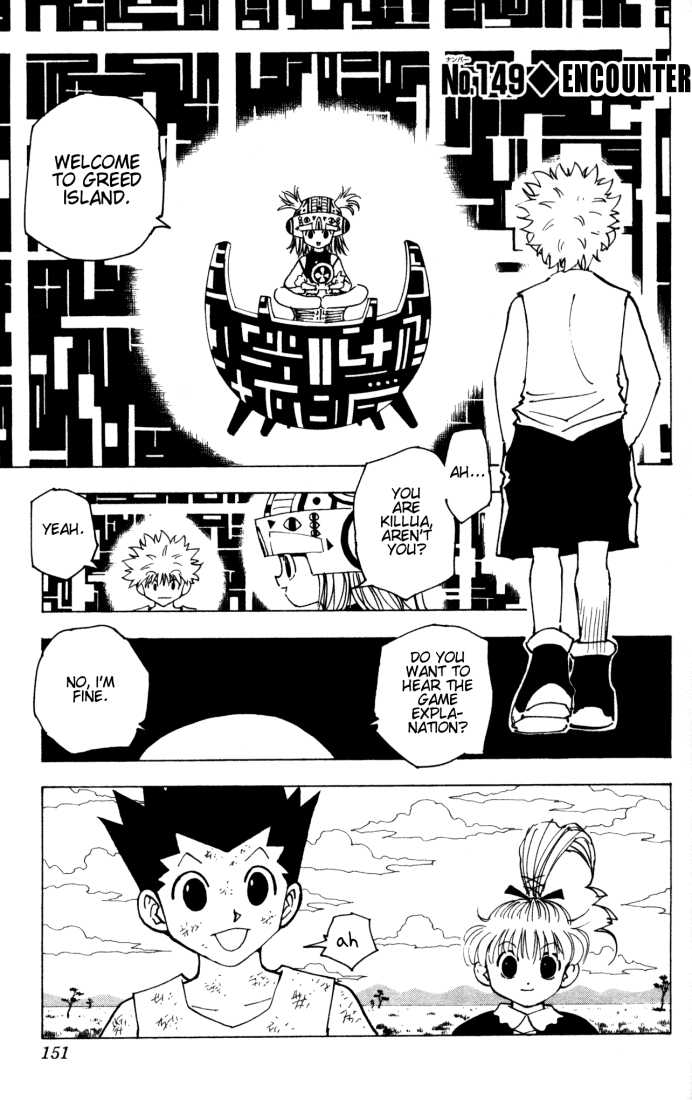 Hunter X Hunter Vol.15 Chapter 149 page 1