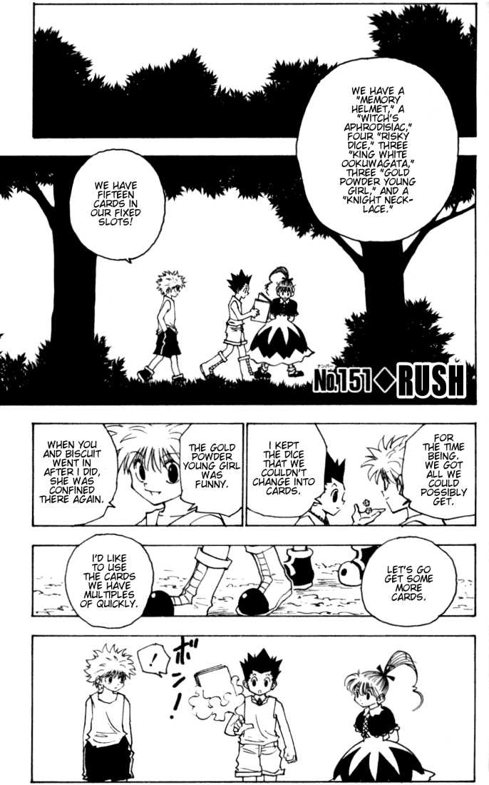 Hunter X Hunter Vol.15 Chapter 151 page 1
