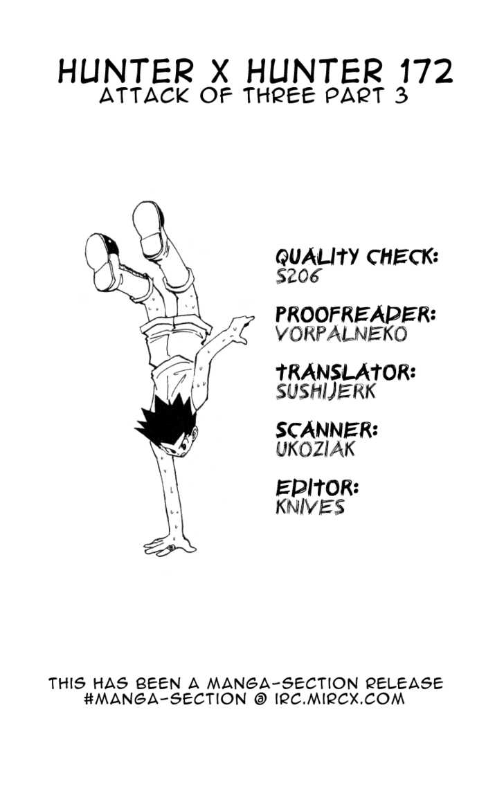 Hunter X Hunter Vol.17 Chapter 172 page 16