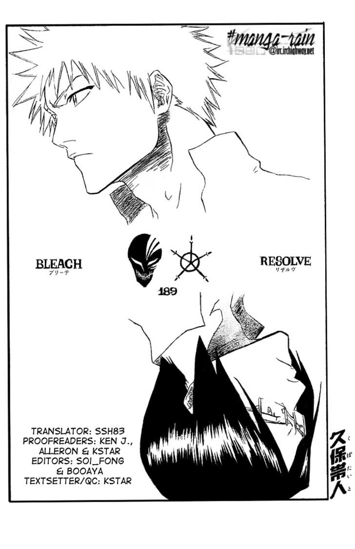 Bleach Vol.22 Chapter 189 page 6