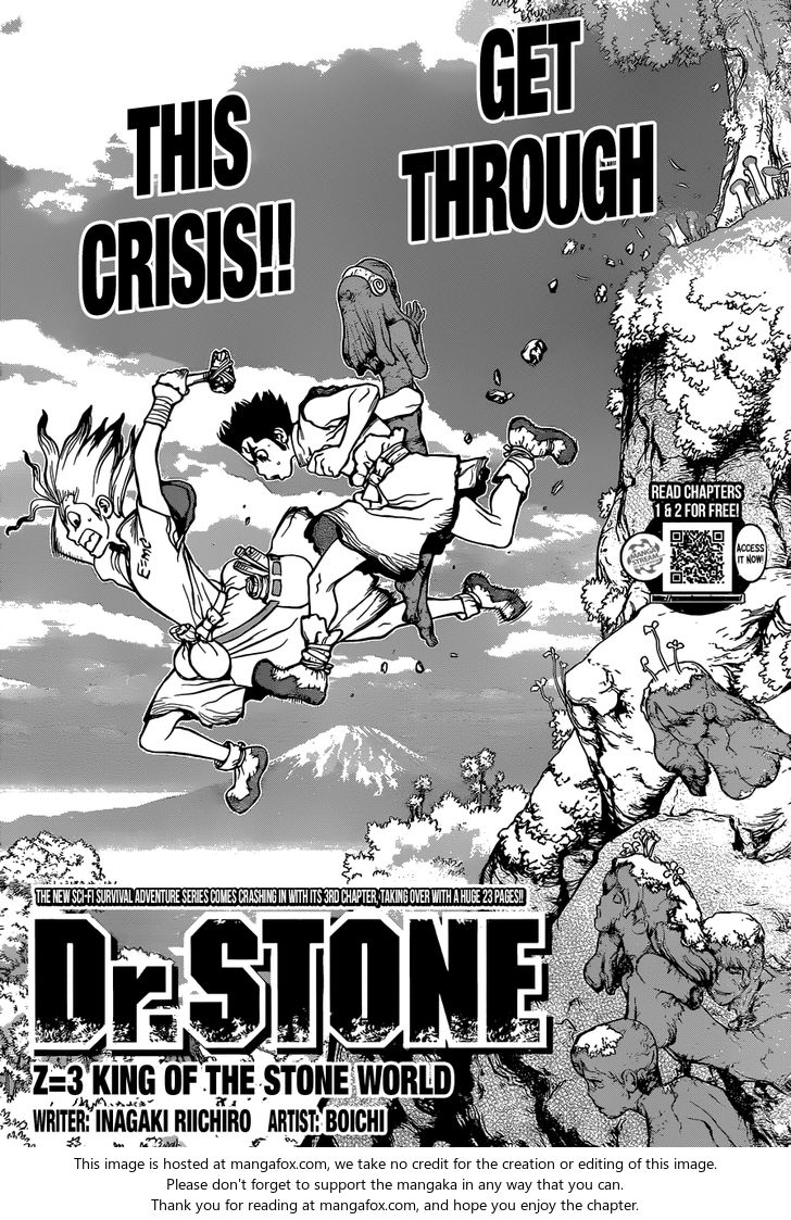 Dr. Stone Chapter 003 page 9