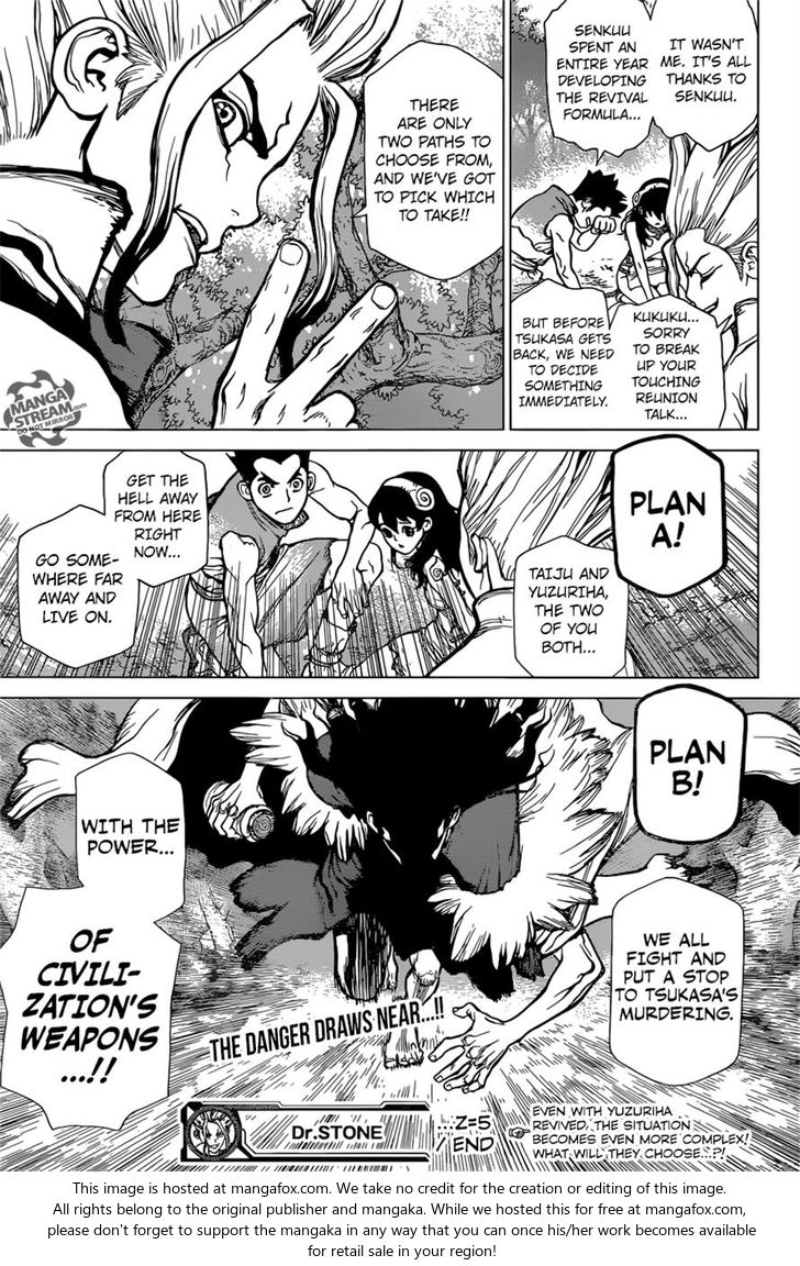 Dr. Stone Chapter 005 page 18