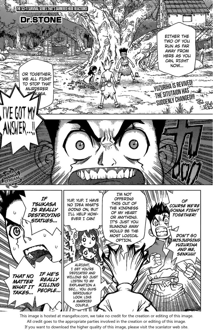 Dr. Stone Chapter 006 page 1