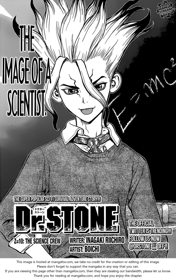 Dr. Stone Chapter 010 page 1