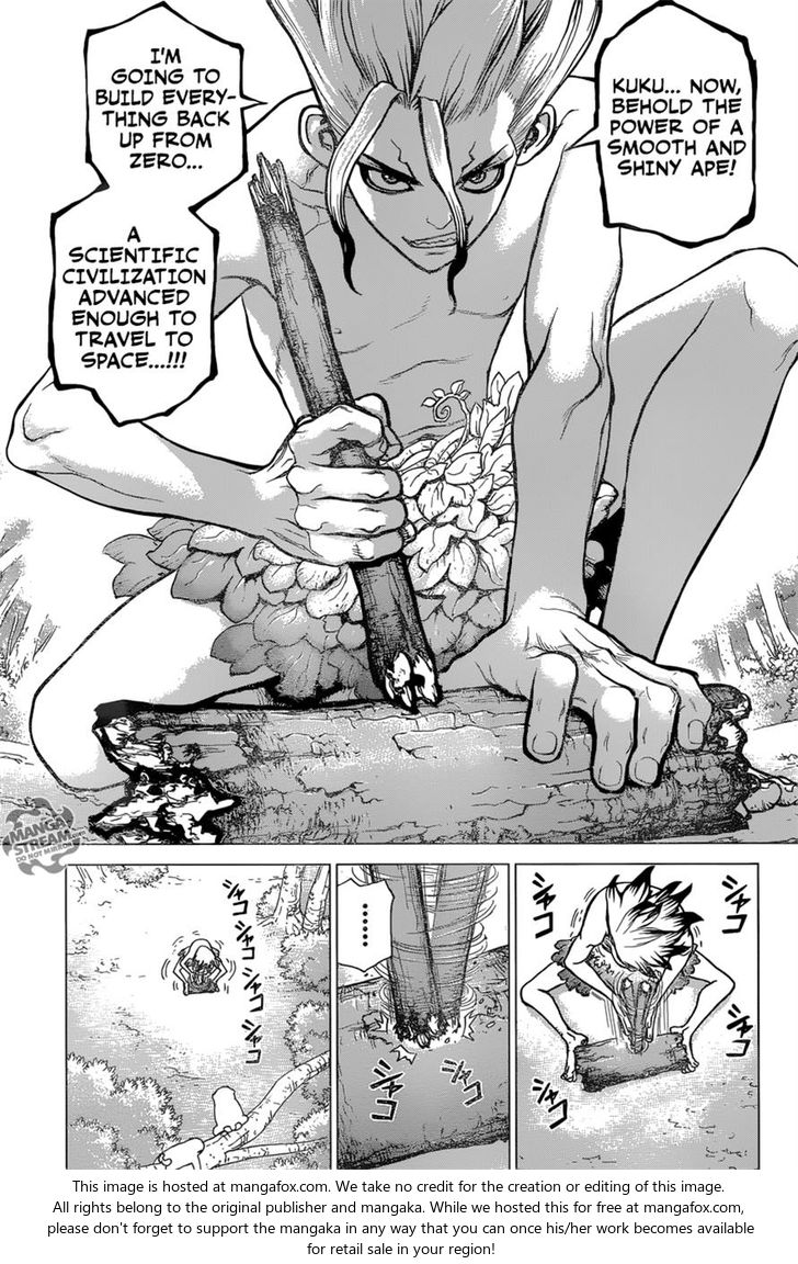 Dr. Stone Chapter 013 page 8