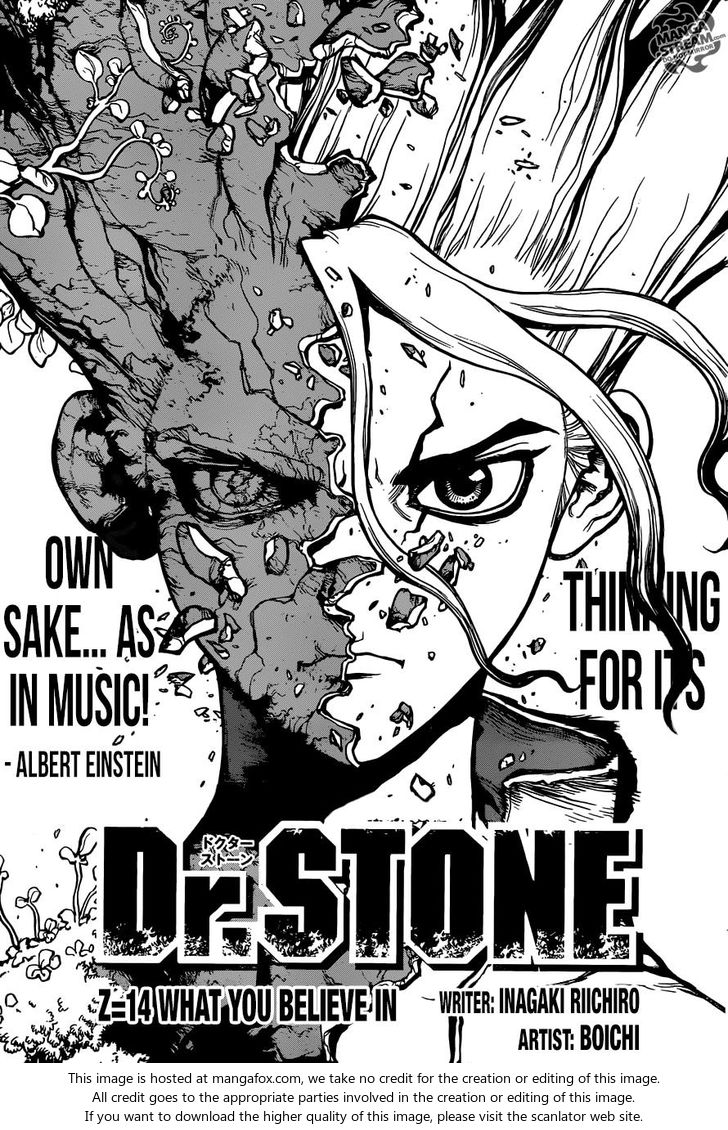 Dr. Stone Chapter 014 page 1