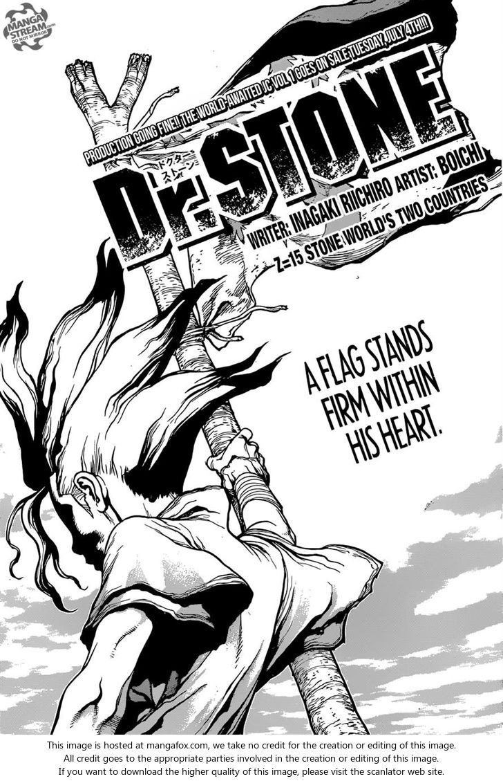 Dr. Stone Chapter 015 page 1