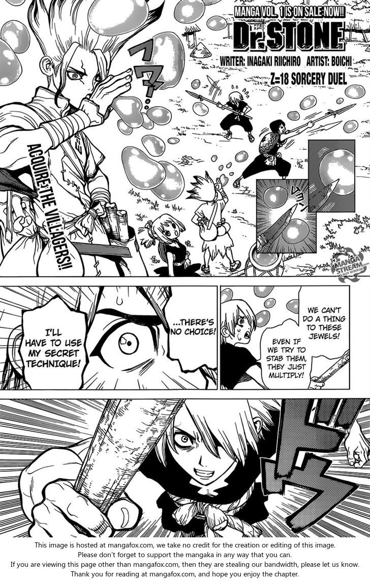 Dr. Stone Chapter 018 page 1