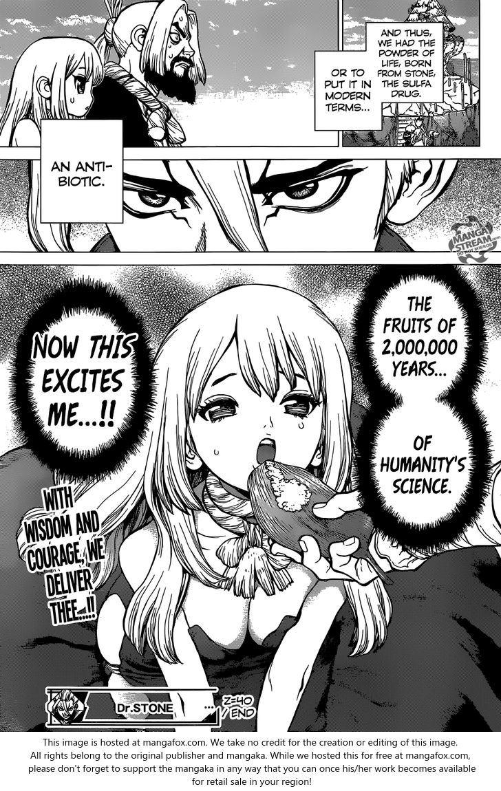 Dr. Stone Chapter 040 page 21