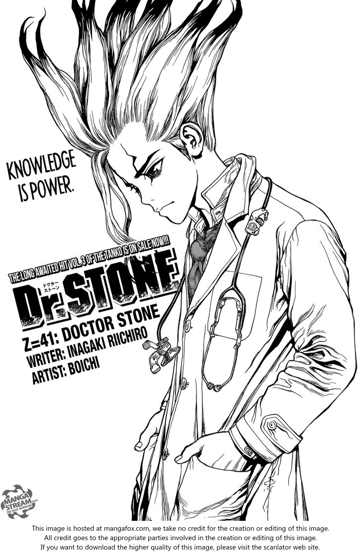 Dr. Stone Chapter 041 page 1