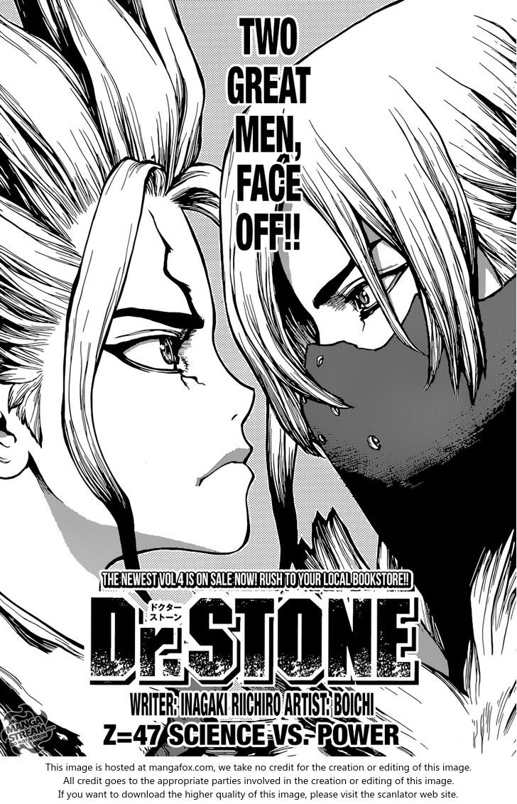 Dr. Stone Chapter 047 page 1