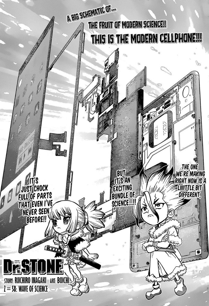 Dr. Stone Chapter 058 page 1