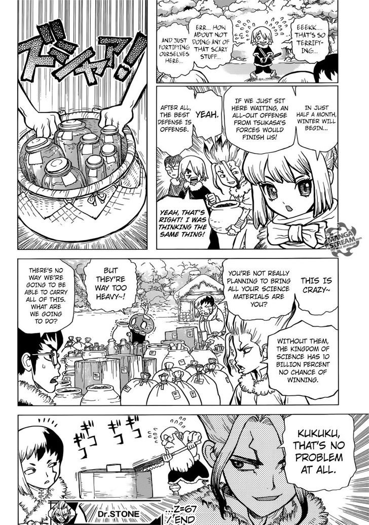 Dr. Stone Chapter 067 page 18
