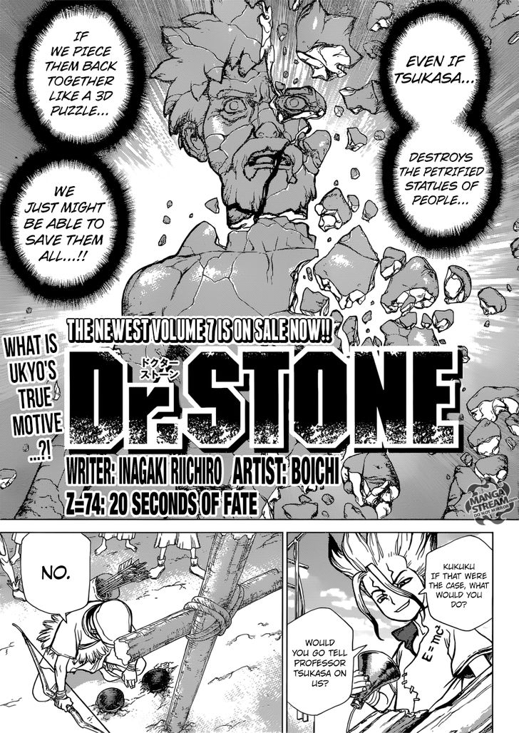 Dr. Stone Chapter 074 page 2