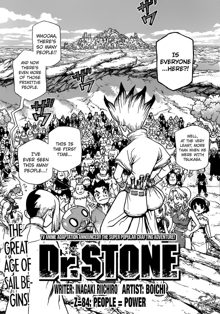 Dr. Stone Chapter 084 page 2