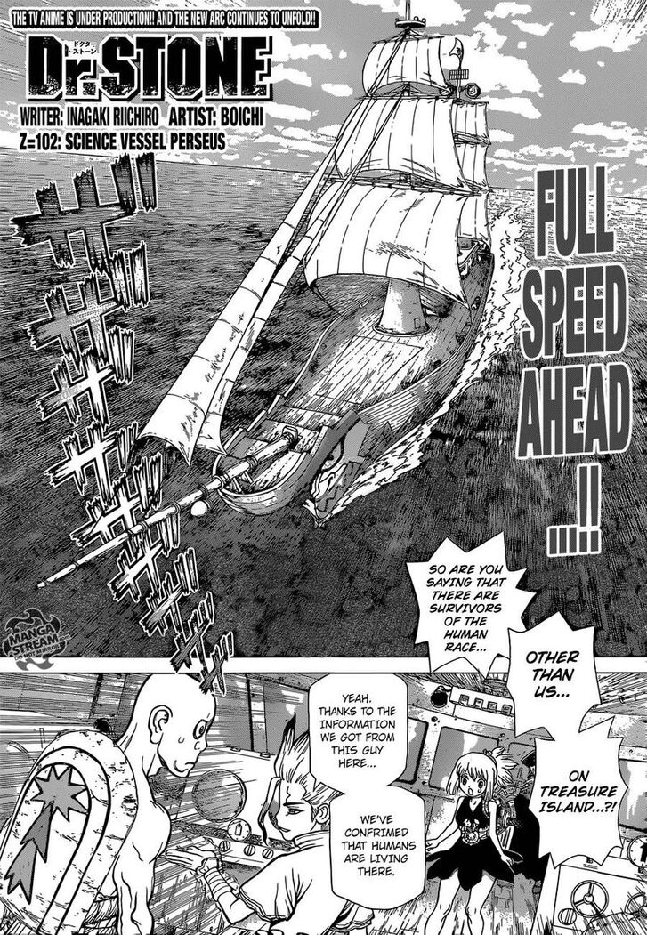 Dr. Stone Chapter 102 page 1