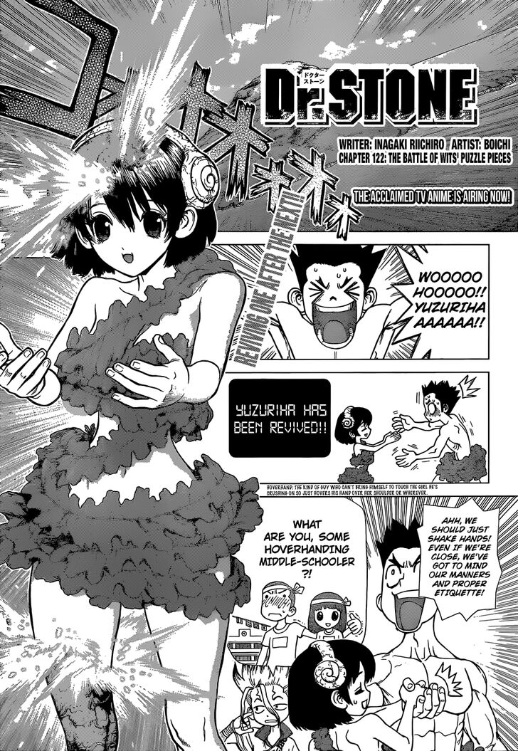 Dr. Stone Chapter 122 page 1