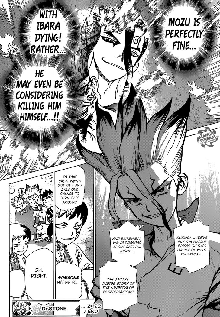 Dr. Stone Chapter 122 page 18