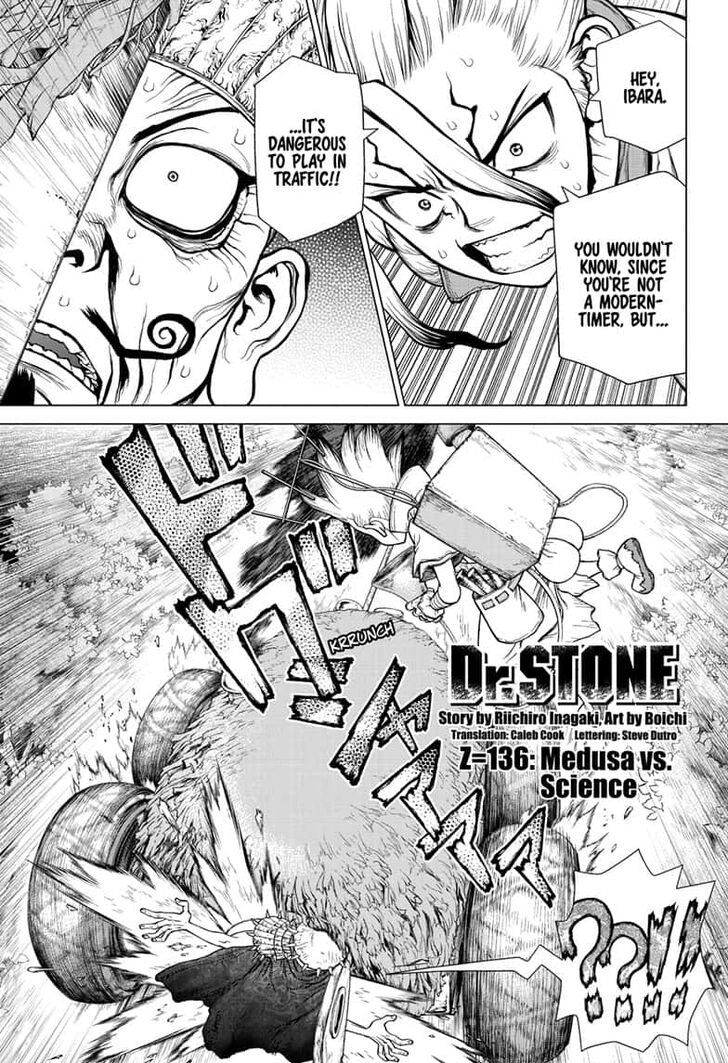 Dr. Stone Chapter 136 page 1