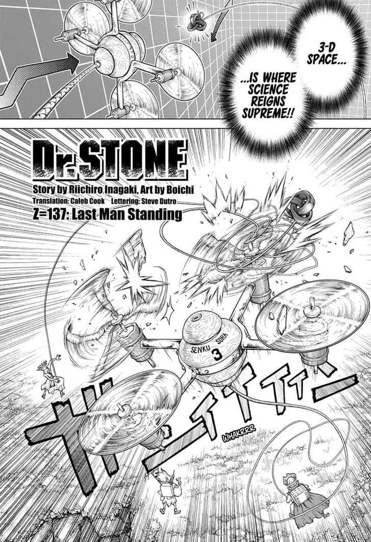 Dr. Stone Chapter 137 page 1
