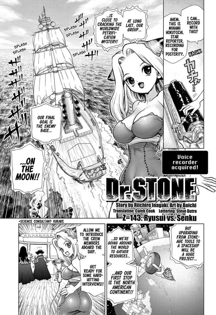 Dr. Stone Chapter 143 page 1