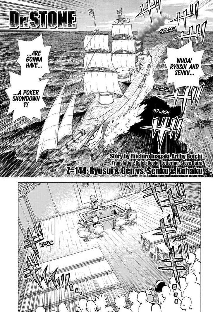 Dr. Stone Chapter 144 page 1