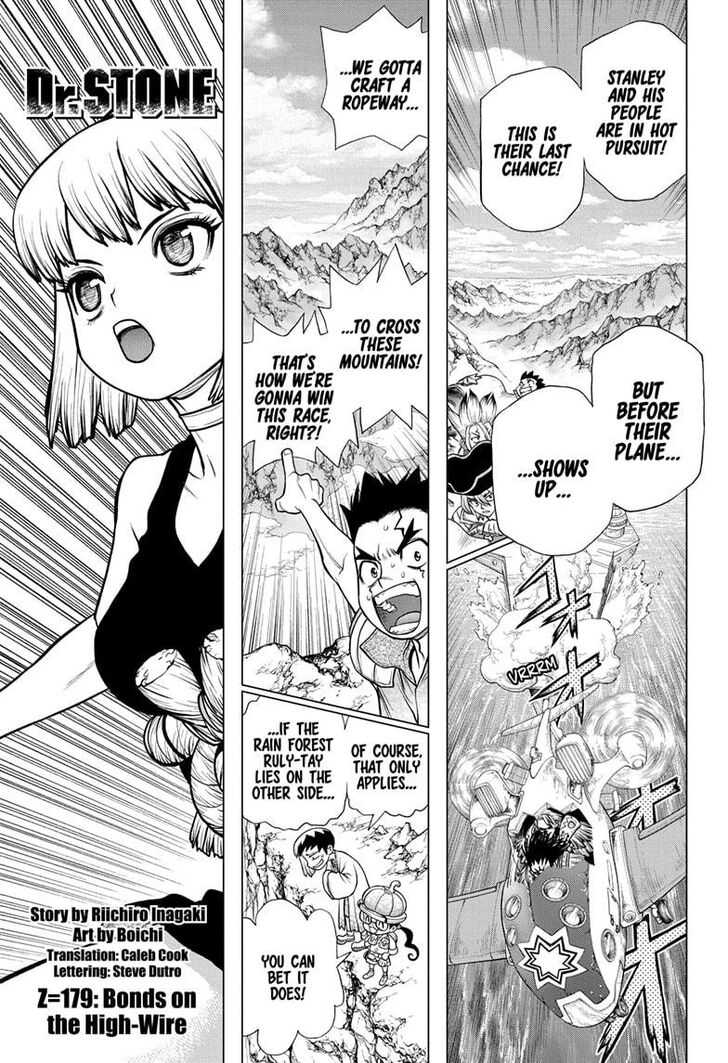 Dr. Stone Chapter 179 page 1